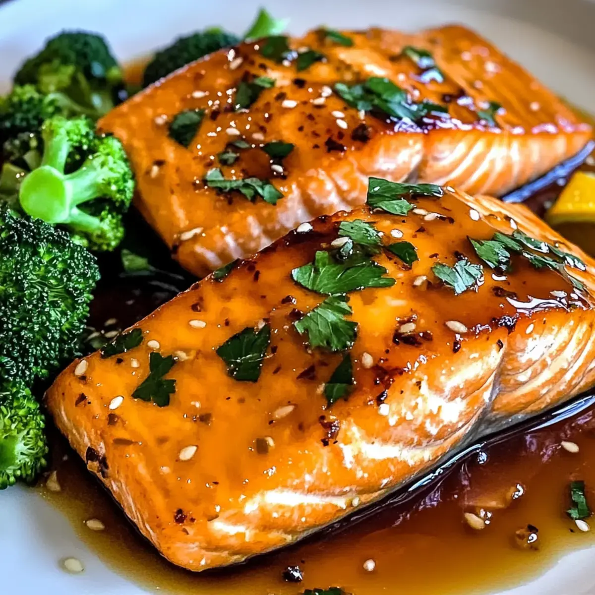 Orange glasierte Lachs Rezept