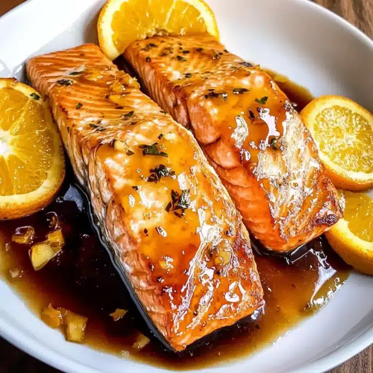 Orangen-Glasierter Lachs