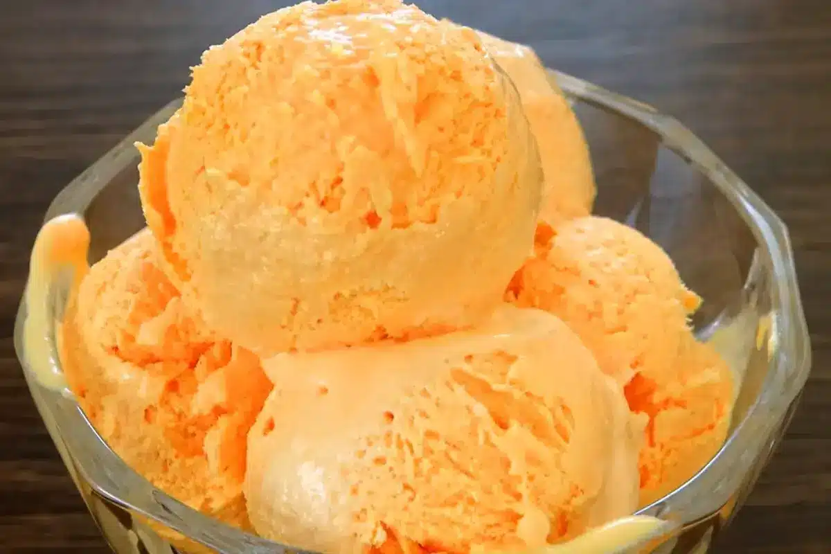 Orangensaft Zitronen Eis