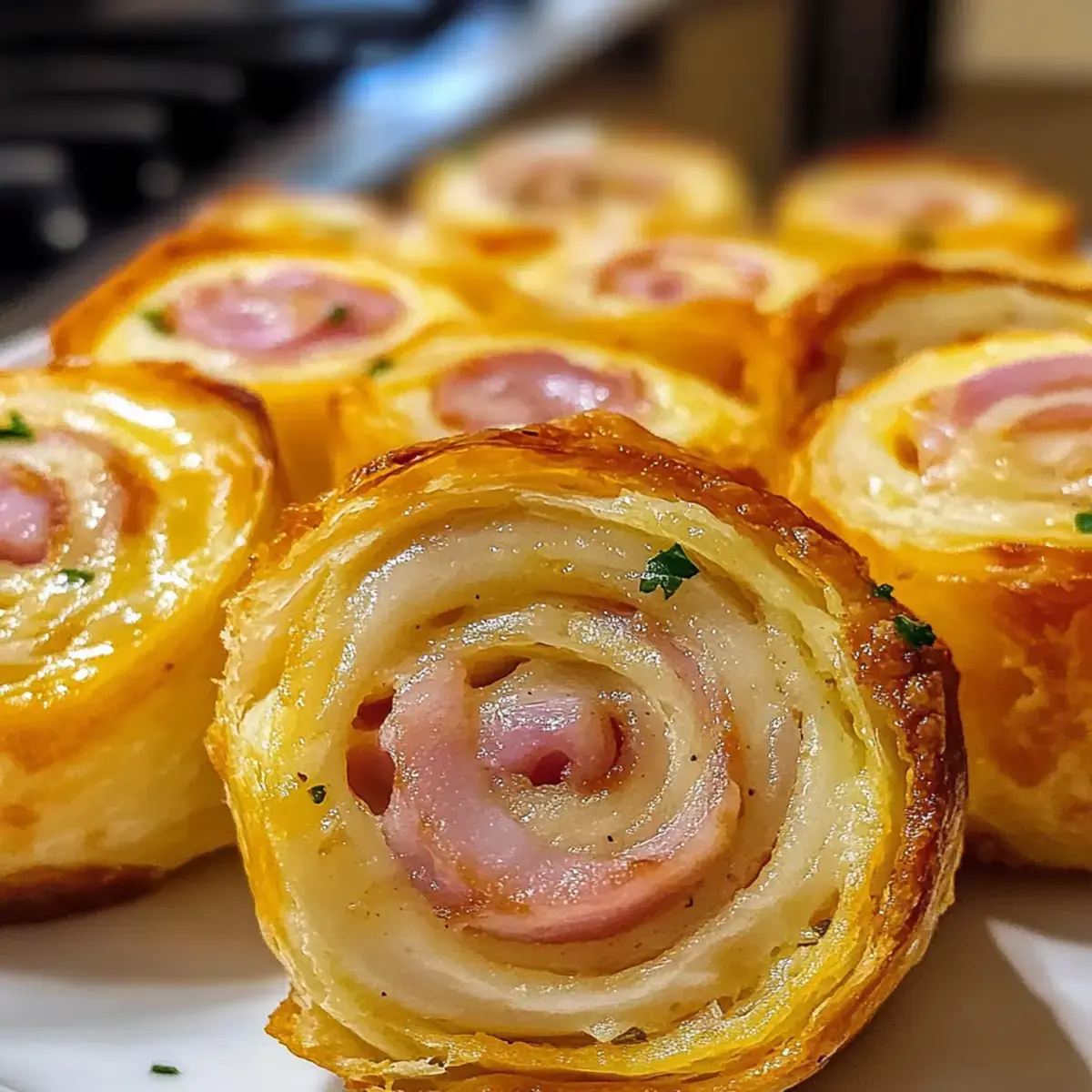 Osterham und Cheddar Wickel