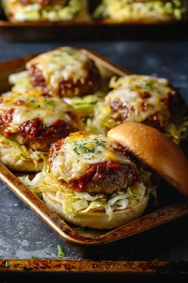Oven-Baked Cabbage Burgers