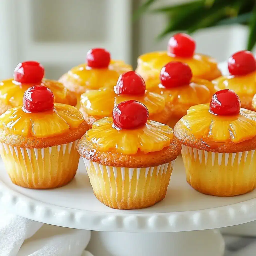 Pineapple Upside Down Cupcakes