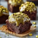 Pistachio Ferrero Rocher Brownies Rezept