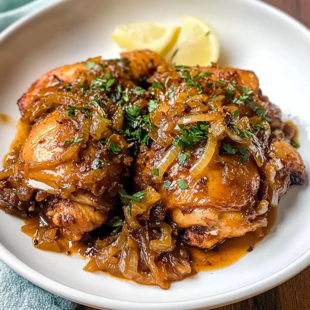 Poulet Yassa Rezept