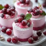 Preiselbeer Mousse Tassen