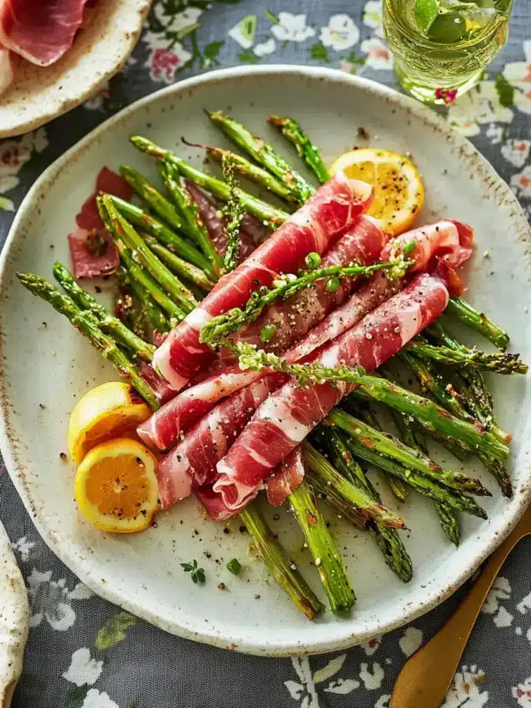 Elegante Prosciutto eingewickelte Spargel: Einfaches Frühlingsgericht