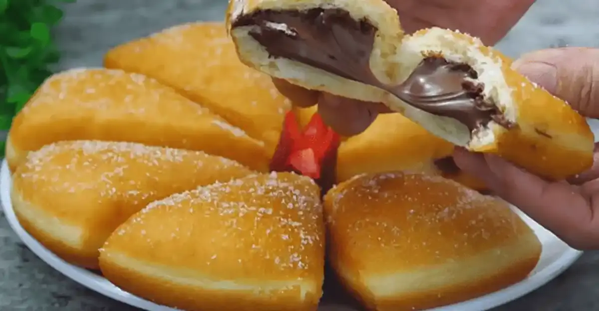 Quarktaschen mit Nutella ohne Backofen