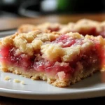 Rhabarber-Shortbread-Riegel