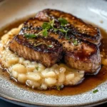 Rinderbrust in Cola mit Parmesan Risotto