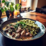 Rindergeschnetzeltes mit Byrlauchspytzle