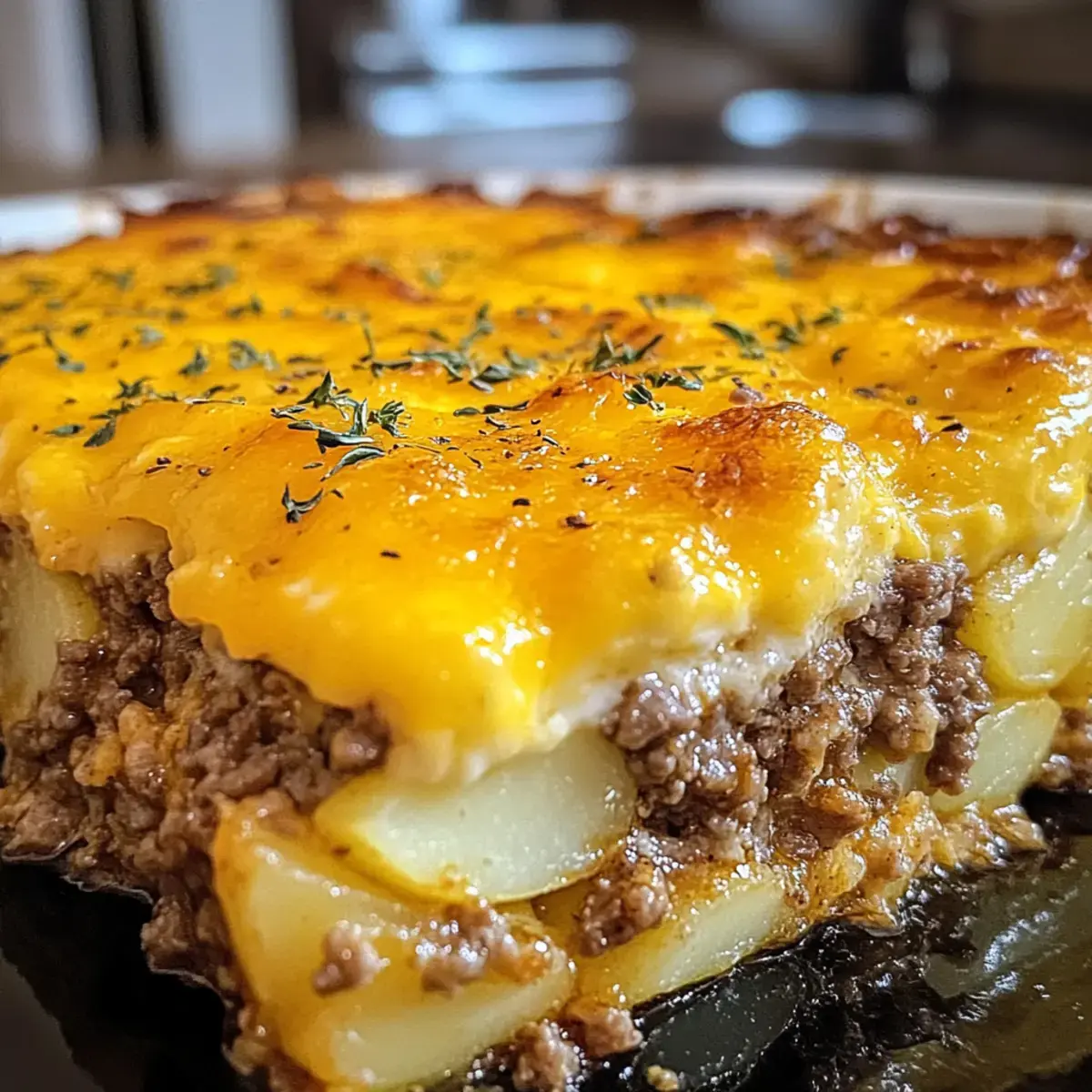Rinderhackfleisch Kartoffelauflauf
