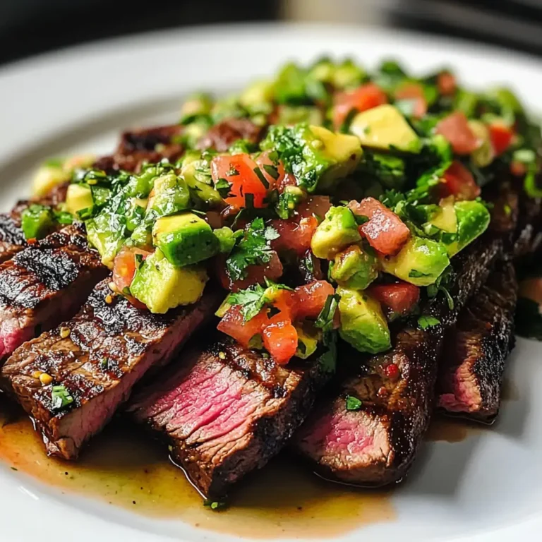 Rindersteak mit Avocado-Salsa – Ein köstliches Grillvergnügen