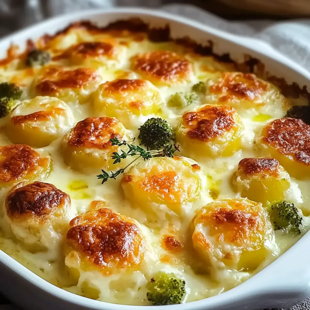 Rosenkohlauflauf mit Kartoffeln und Kyse