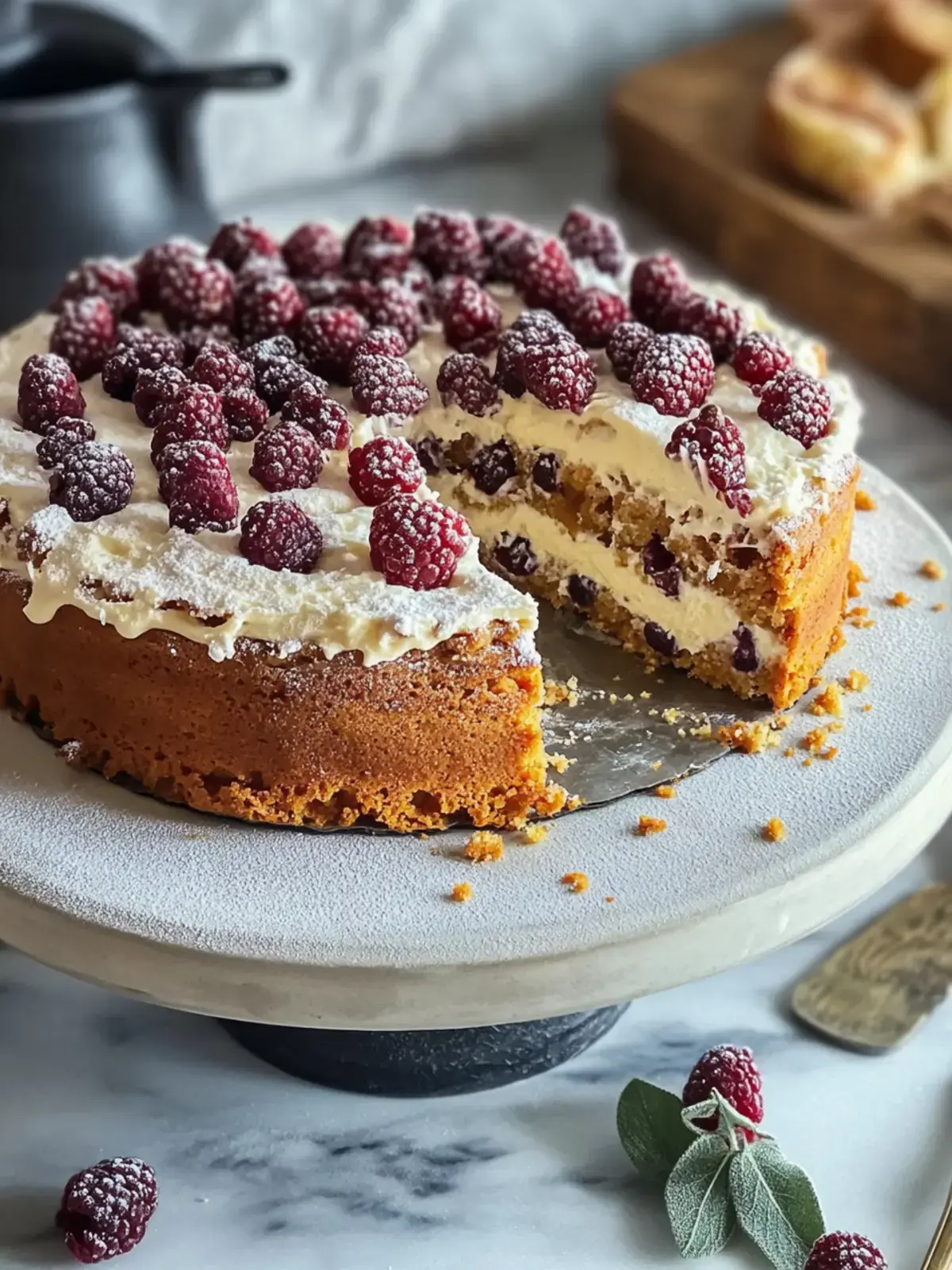 Rosinen-Möhrenkuchen Druckkochtopf