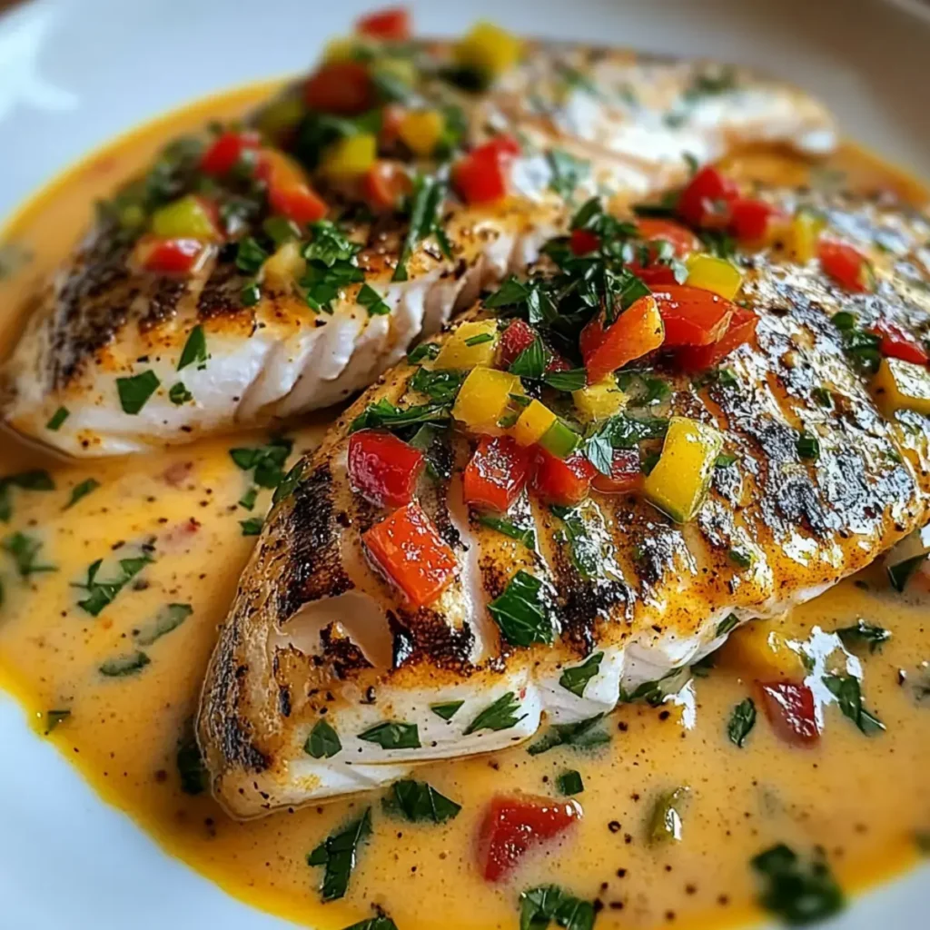 Rotbarsch mit cremiger kreolischer Sauce: Ein köstliches Erlebnis