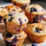 Saftige Blaubeermuffins mit Joghurt
