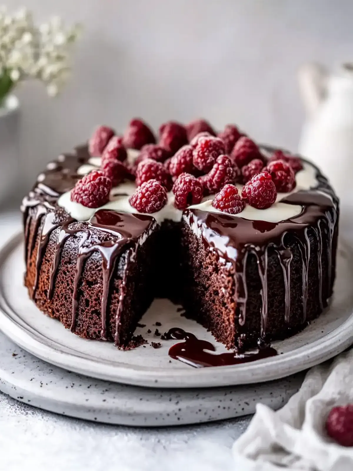 Saftiger Schokoladen Buttermilch Kuchen