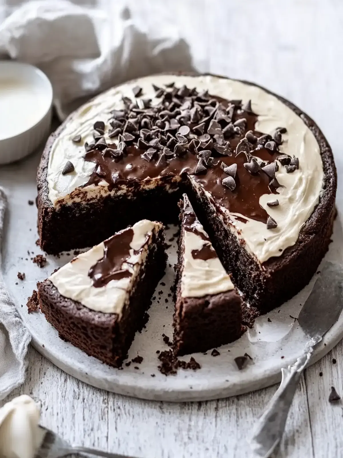 Saftiger Schokoladen Buttermilch Kuchen