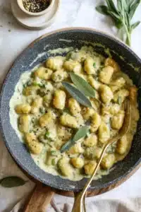 Salbei Gnocchi in cremiger Soße