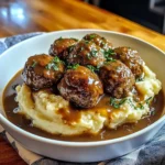 Salisbury-Steak-Fleischbällchen Rezept