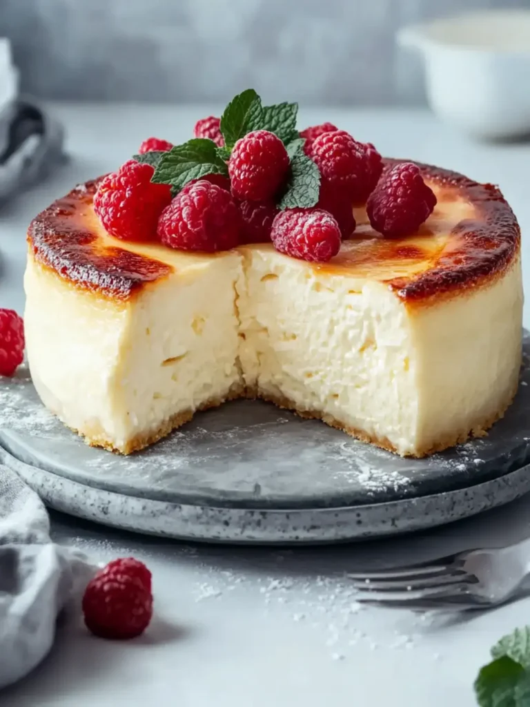 Saftiger San Sebastian Käsekuchen: Einfach und lecker genießen