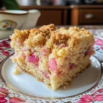 Sauerrahm-Rhabarberkuchen