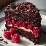 Schokoladen Himbeer Kuchen Rezept