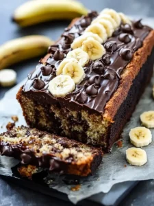Super saftiges Schokoladenstückchen-Bananenbrot