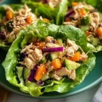 Selbstgemachte Hühnchen-Salat-Lettuce-Wraps