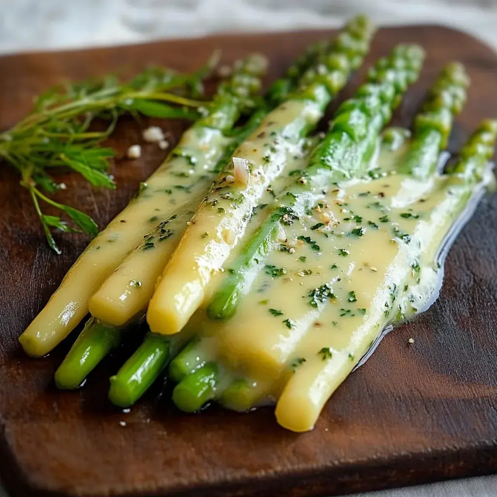Spargel mit Kräuter Joghurt Soße