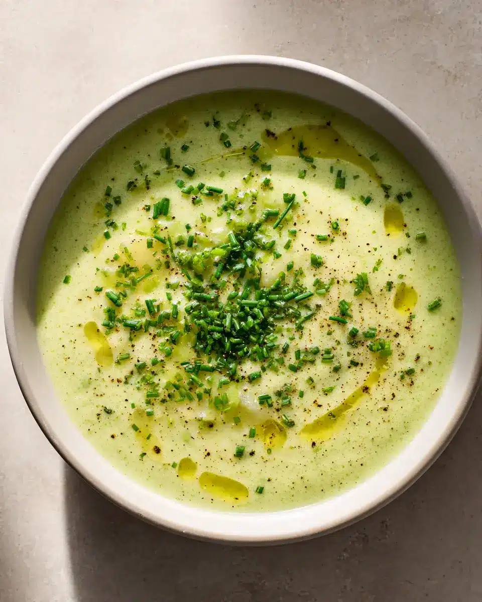 Spargelsuppe mit Kartoffeln