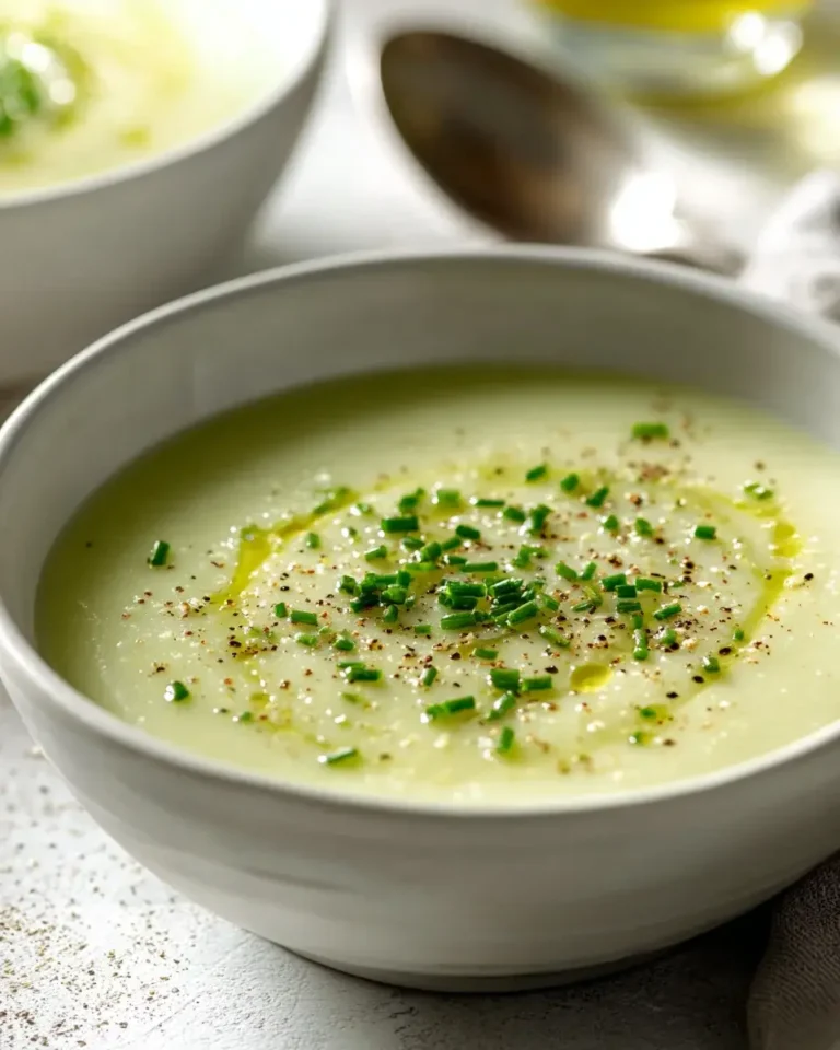 Spargelsuppe mit Zitrone