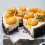 Streuselquarkkuchen mit Mandarinen
