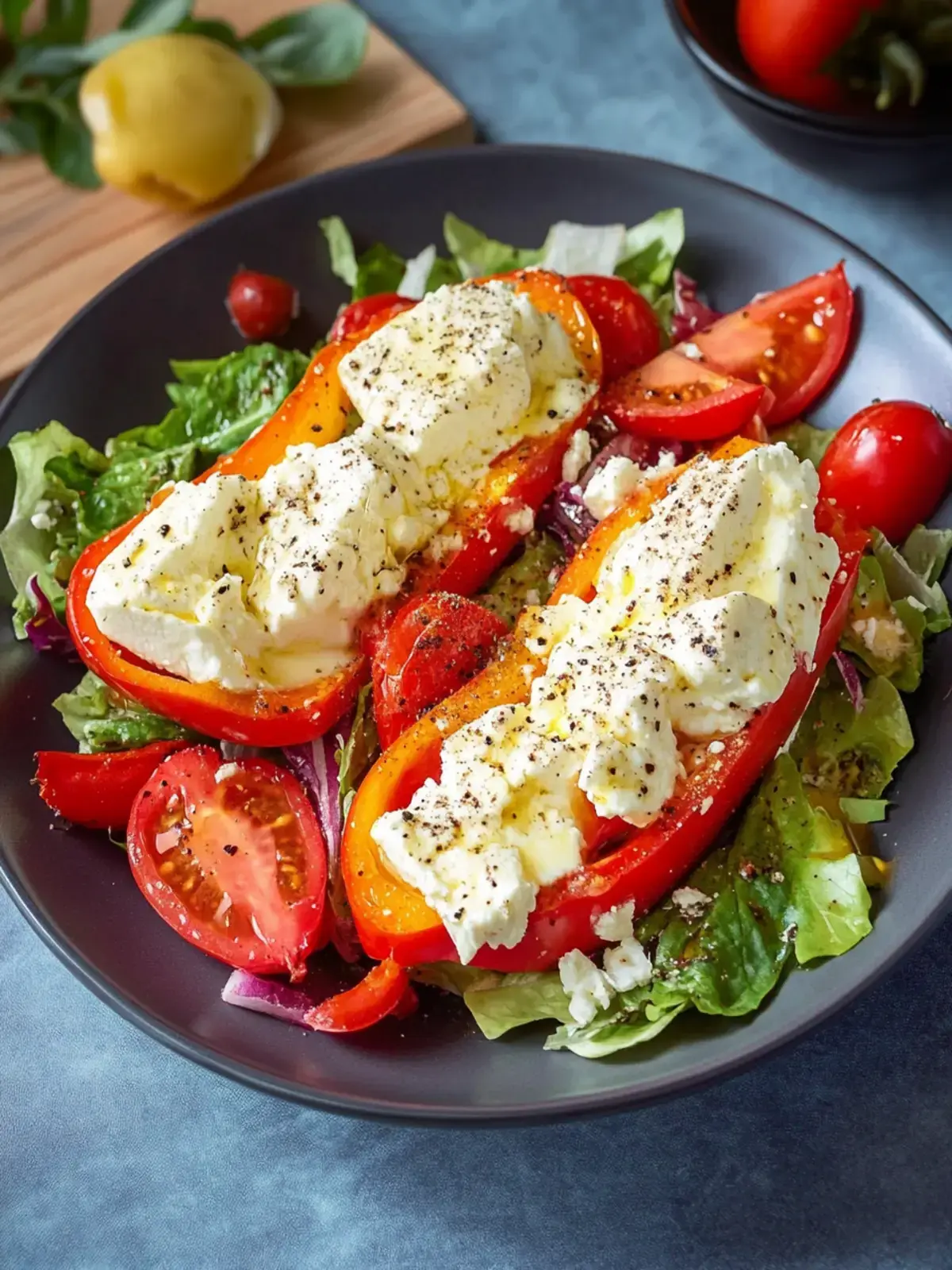 Stuffed Feta Peppers