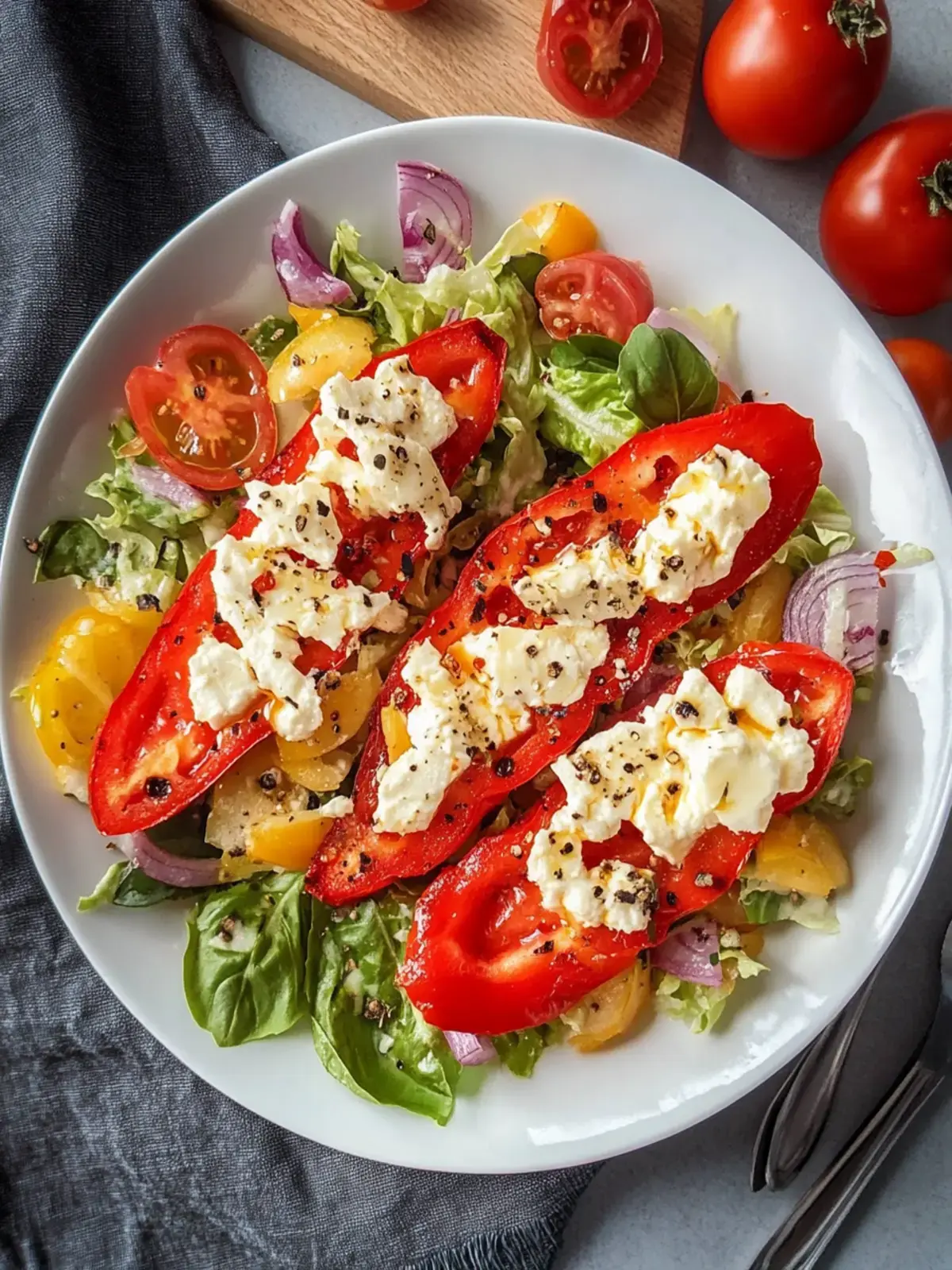 Stuffed Feta Peppers
