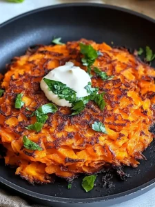 Knusprige Süßkartoffel-Rösti