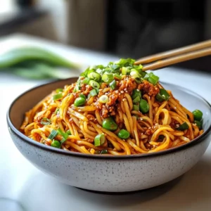 Schnelle Szechuan Nudeln