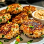 Thunfischkuchen mit scharfer Mayonnaise