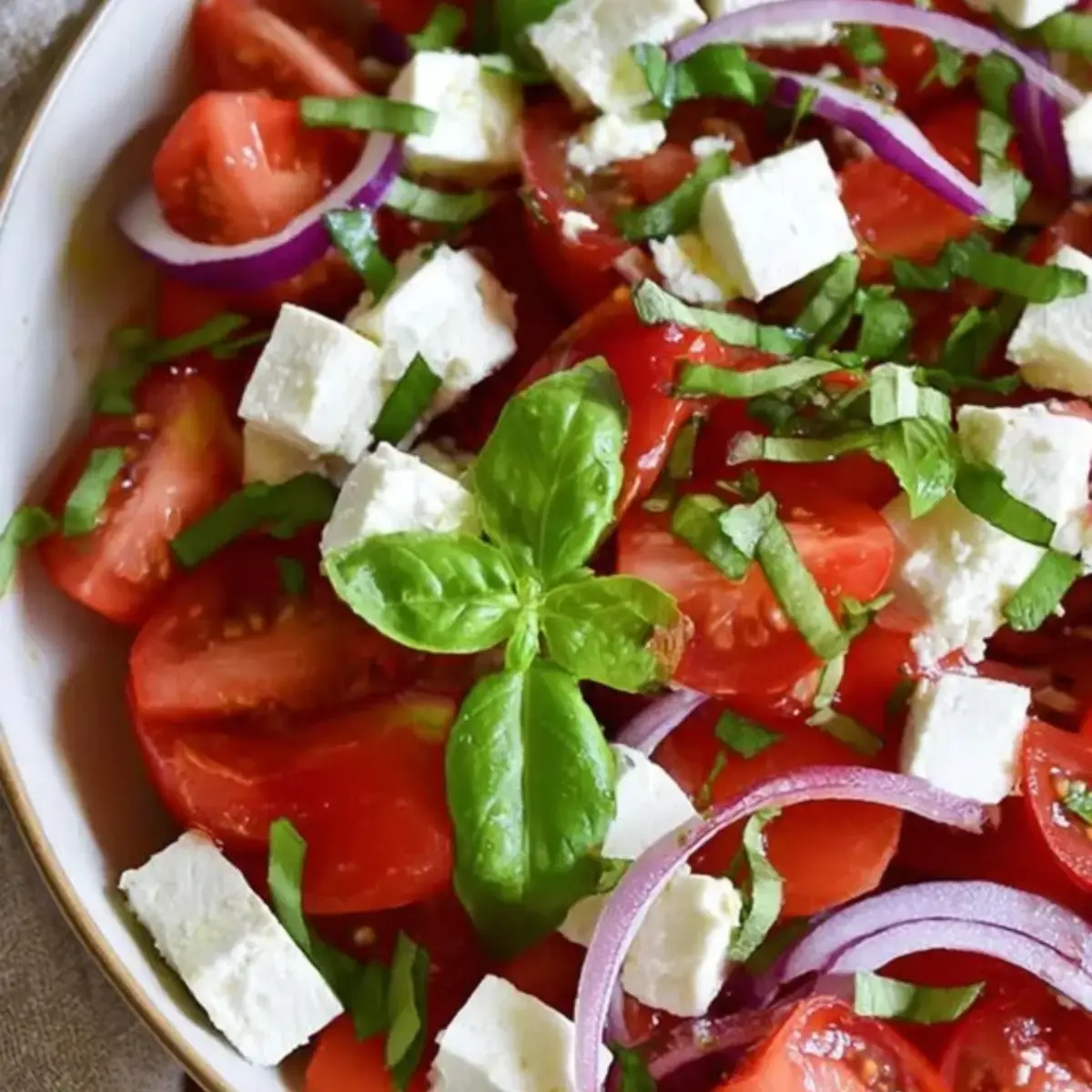 Tomatensalat mit Feta