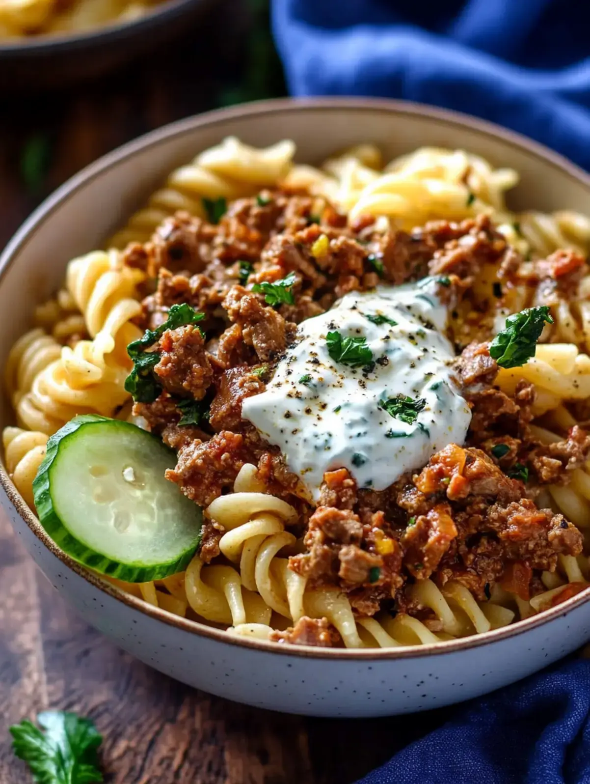 Türkische Pasta Mit Hackfleisch Und Joghurt-sauce Rezept Einfach