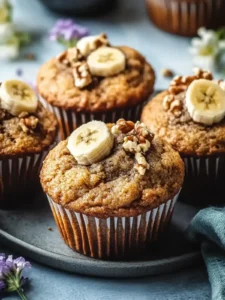 Vegane Bananenbrot Muffins