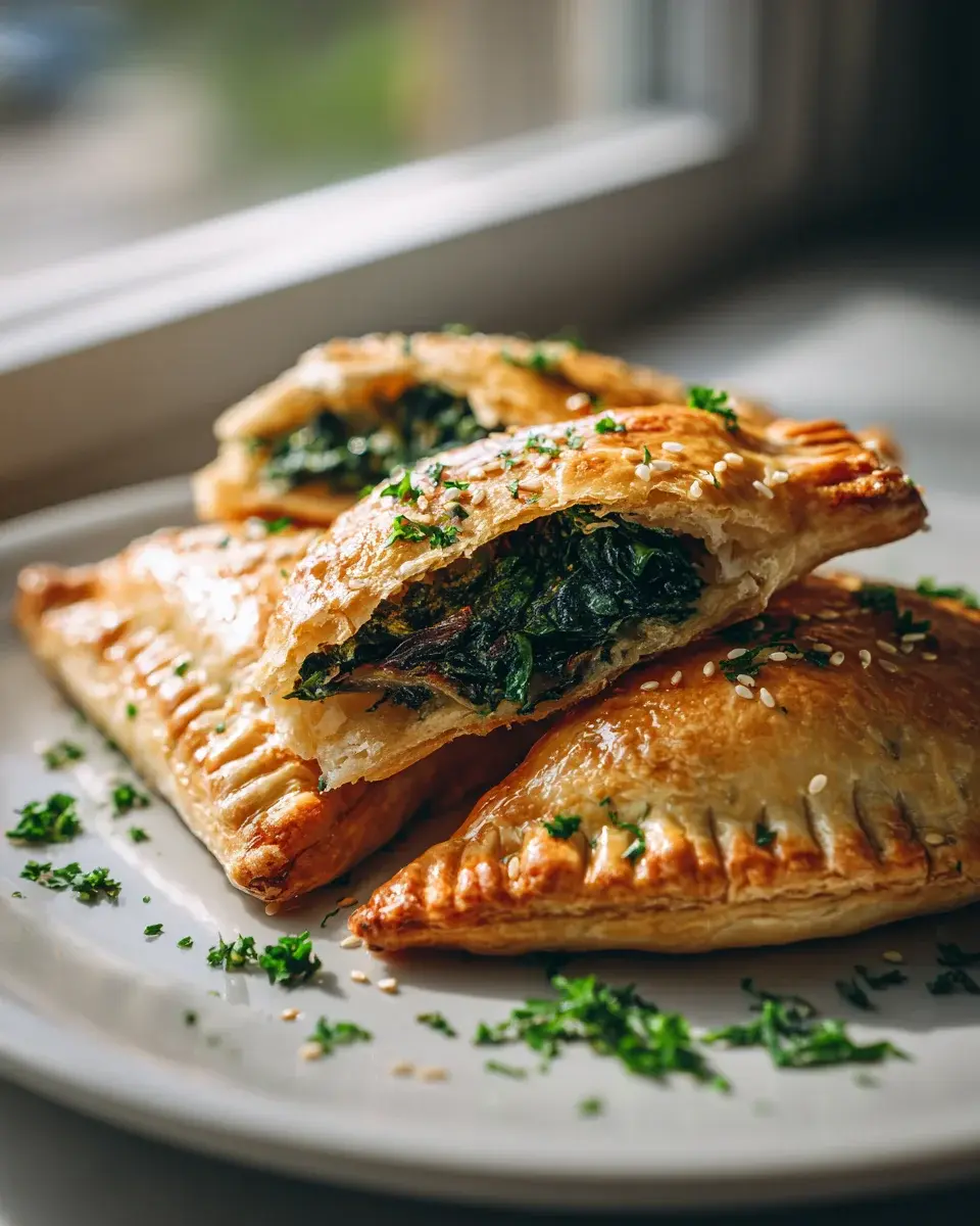 Vegane Spinat Zwiebel Handpasteten