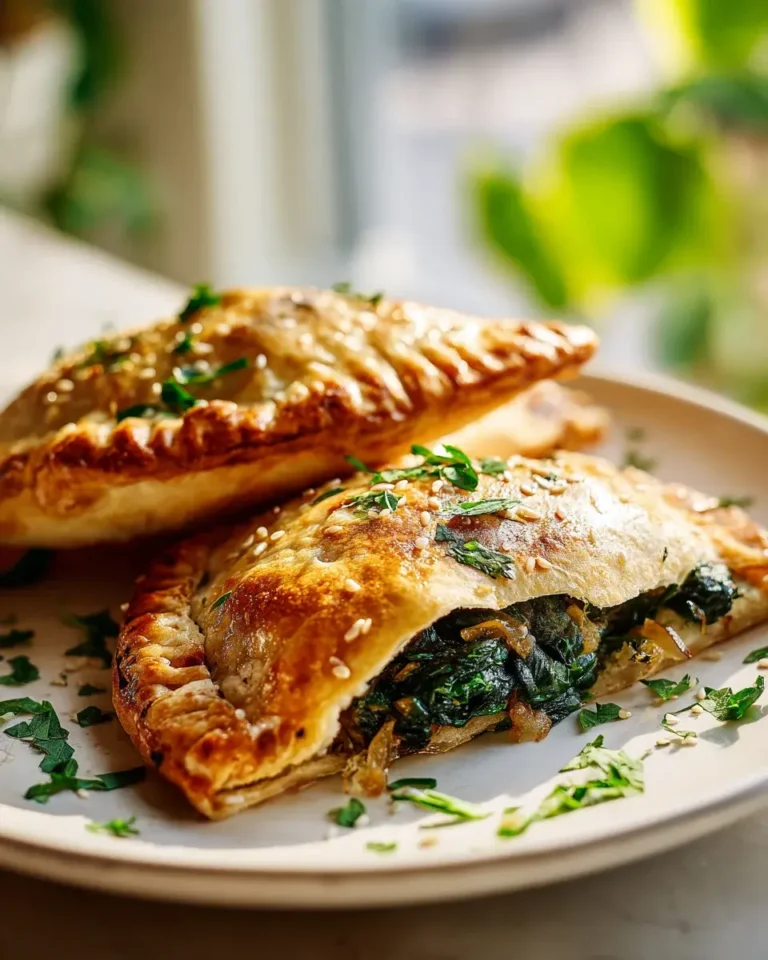 Vegane Spinat Zwiebel Handpasteten