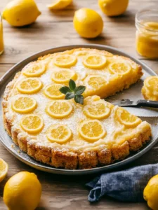 Veganer Zitronen-Blechkuchen – Fluffig und erfrischend lecker