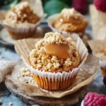 Vegane gesalzene Karamellmuffins