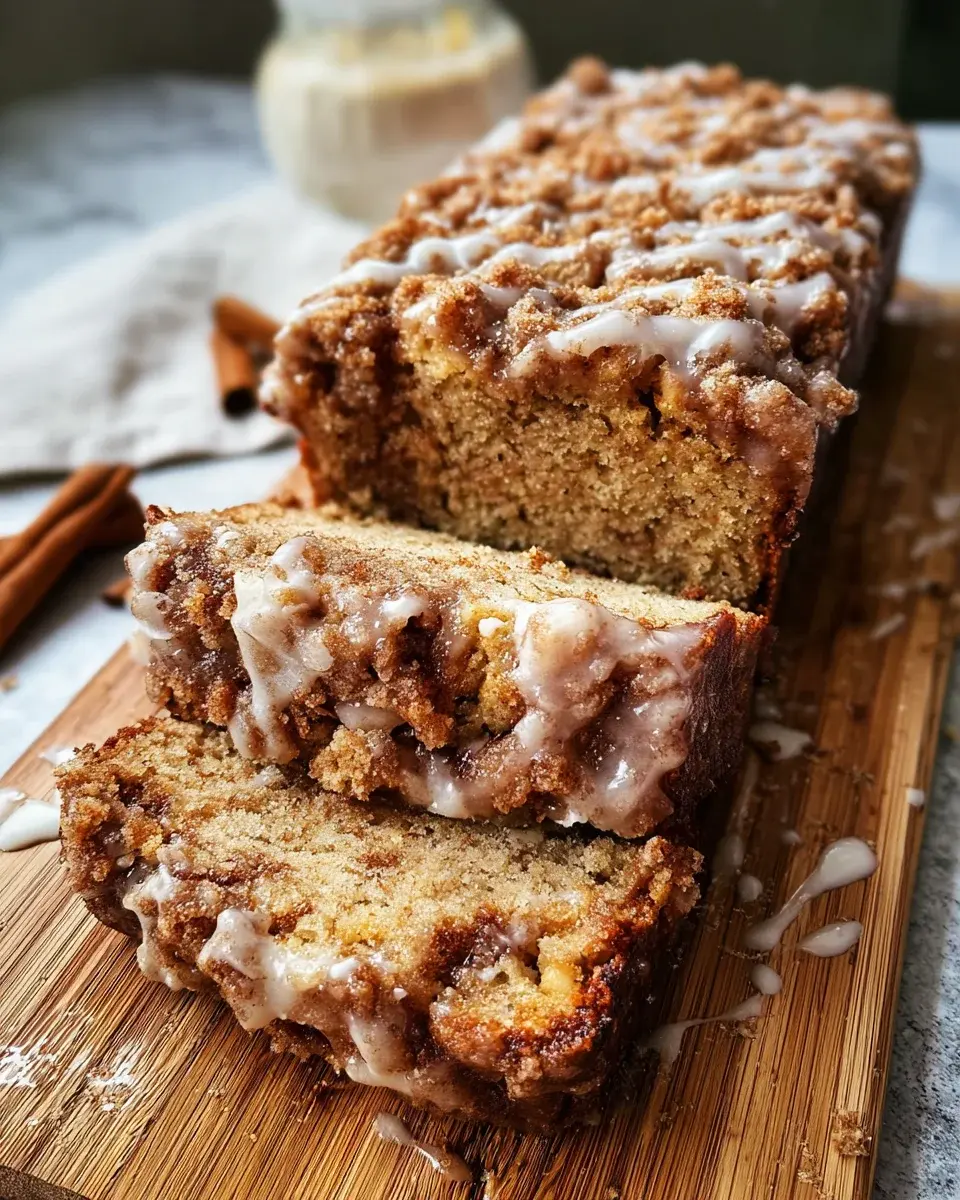 Veganes Zimt-Strudel Bananenbrot mit Zimt Streusel