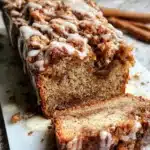 Veganes Zimt Strudel Bananenbrot mit Zimt Streusel