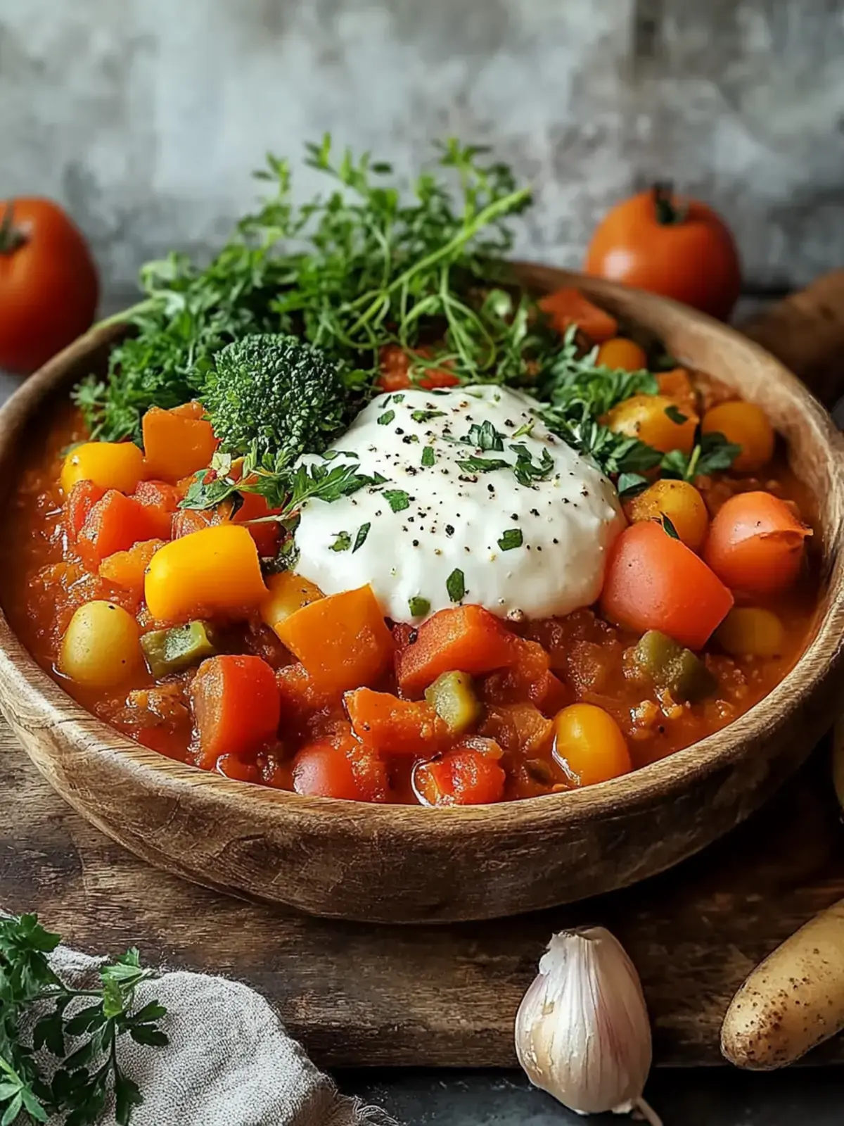 Vegetarischer Bauerntopf