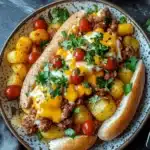 Wurst und Kartoffel Fryhstycksschalen