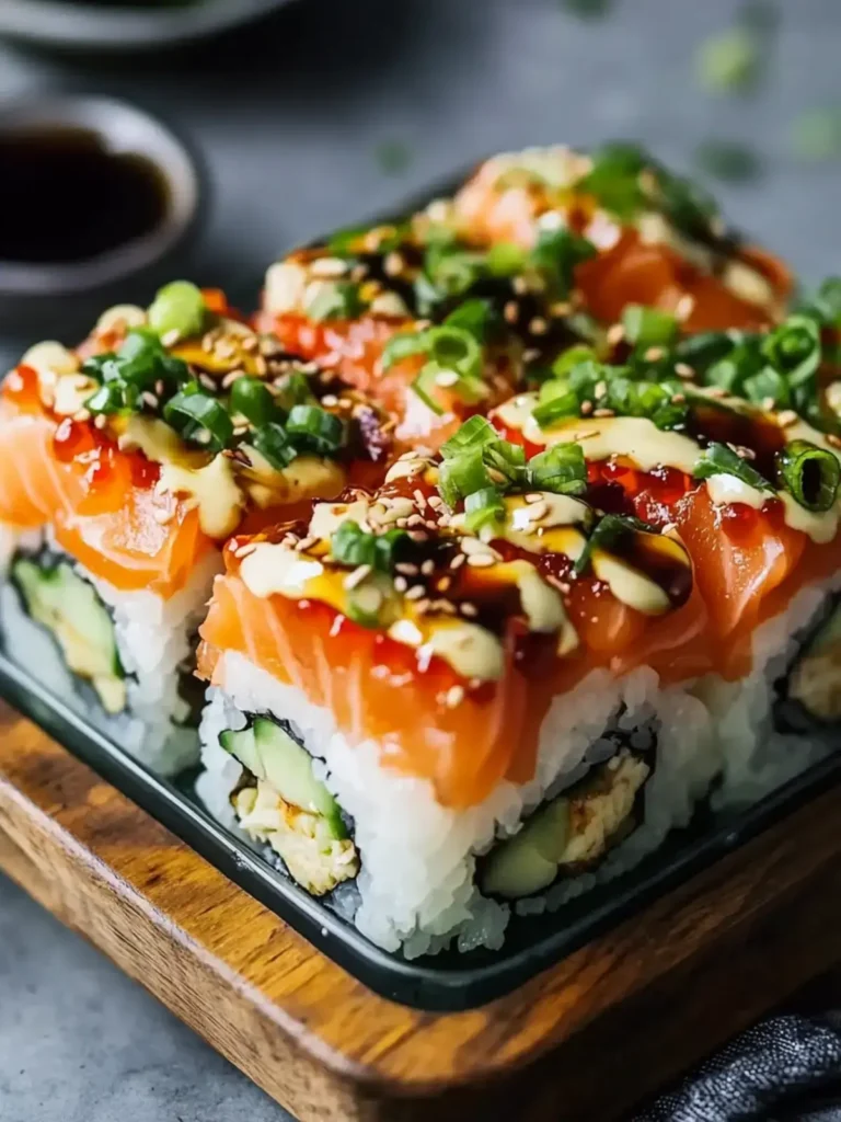 Würziger Lachs Sushi Auflauf – Einfach und voller Geschmack!